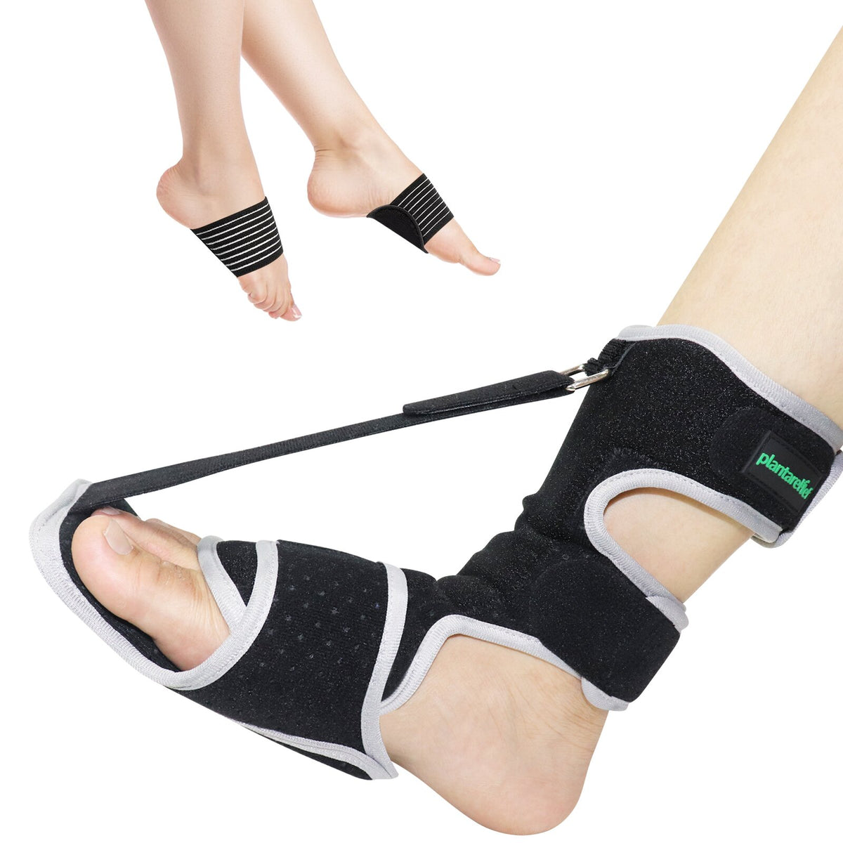 Plantarelief Plantar Fasciitis Splint-No Aluminium Bar Black/Pink/Blue